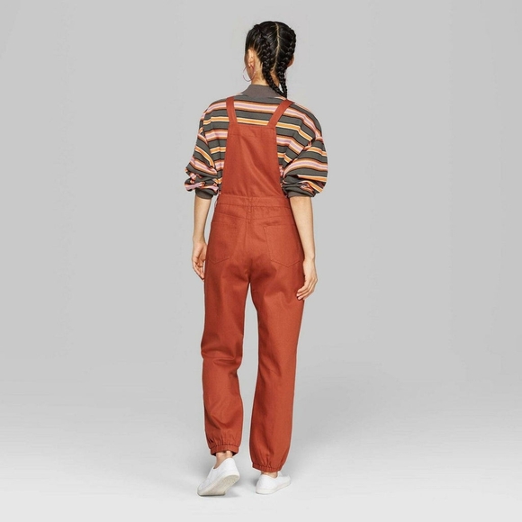 Women's Rust Overalls - Picture 2 of 8